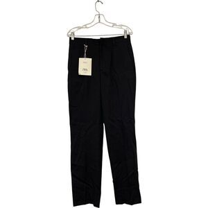 Zara Man Dress Suit Pants EU 38 US 30 Wool Navy Blue Straight Leg 5927/032 NWT